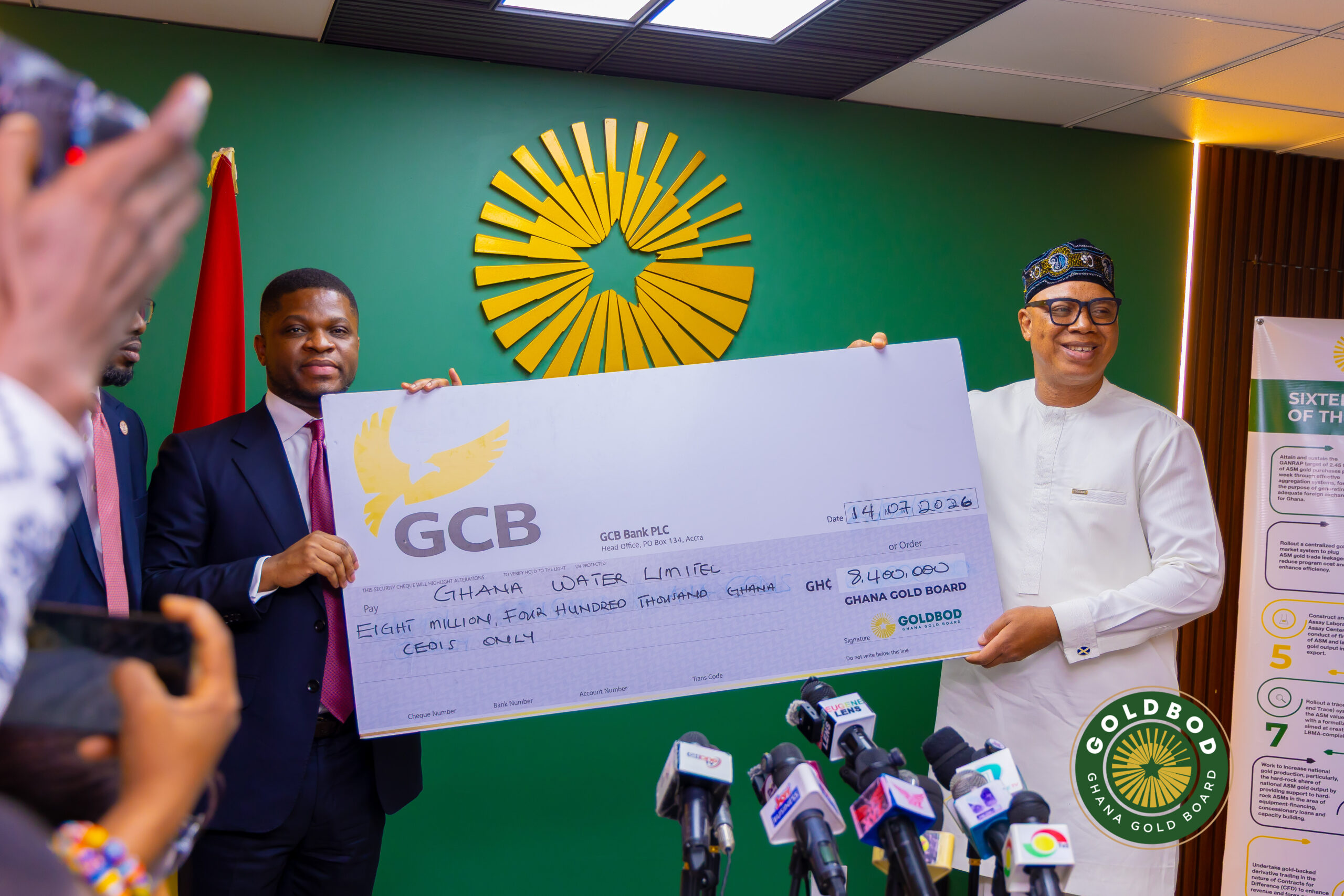 GoldBod, GWL Signs Agreement to Rehabilitate Water Supply Systems in Western and Central Regions