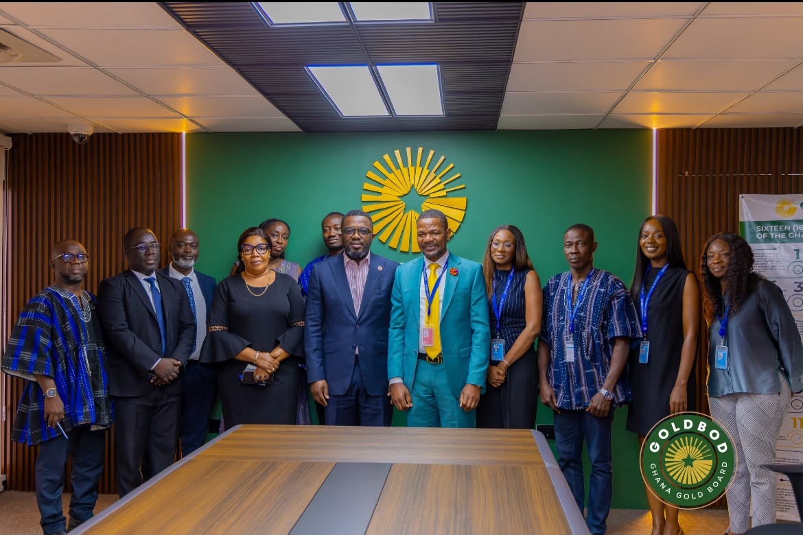 United Nations University-Institute for Natural Resources in Africa Delegation Pays Courtesy Call on GoldBod