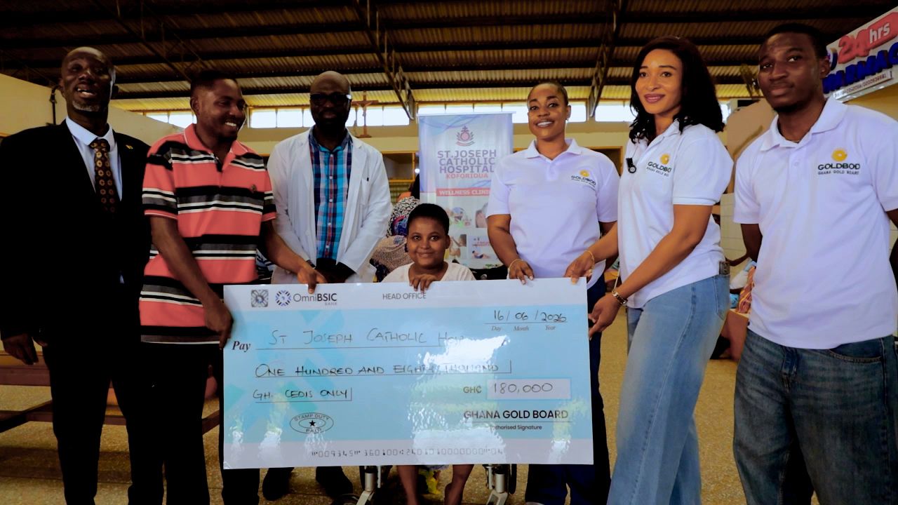 GoldBod’s GH¢180,000 Donation Brings Relief to Girl Battling Severe Hip Condition