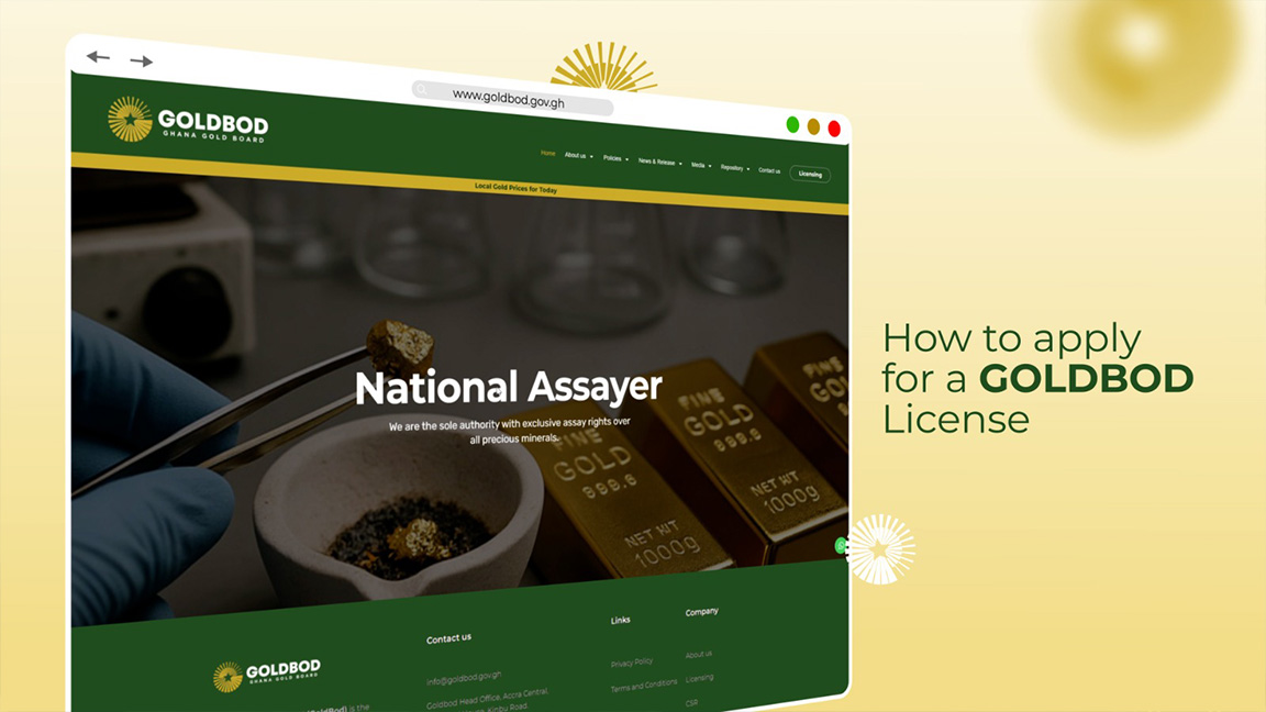 How to apply for a GoldBod License